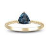 Thumbnail Image 1 of Natural Blue Topaz Ring 14K Yellow Gold