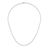 Thumbnail Image 1 of High-Polish Wheat Chain Necklace Platinum 20" 1.0mm