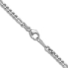 Thumbnail Image 2 of Solid Figaro Chain Necklace Platinum 18" 2.5mm
