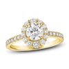 Thumbnail Image 1 of Diamond Halo Engagement Ring 1-1/4 ct tw 14K Yellow Gold