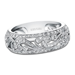 Kirk Kara Diamond Scroll Ring 3/8 ct tw Platinum