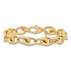 Thumbnail Image 0 of Blue Nile X Jared Tapered Oval Link Bracelet 14K Yellow Gold 8"