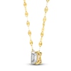 Thumbnail Image 1 of Blue Nile X Jared Emerald-Cut Diamond Valentino Chain Necklace 1 ct tw 14K Yellow Gold 18"