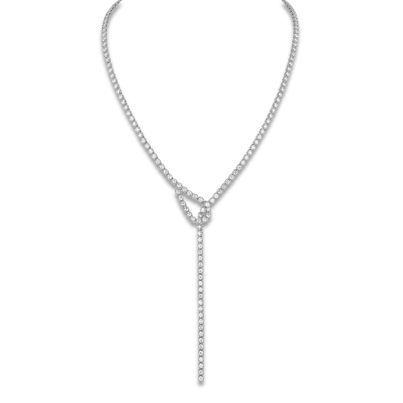 Main Image 1 of Matinee by A Link Diamond Lasso Necklace 8-7/8 ct tw 18K White Gold 24&quot;