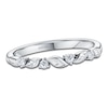 Thumbnail Image 1 of Kirk Kara Diamond Four-Stone Leaf Wedding Band 1/15 ct tw Platinum