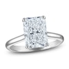 Thumbnail Image 1 of Radiant-Cut Lab-Created Diamond Solitaire Plus Engagement Ring 3 ct tw Platinum (VS2/F)