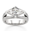 Thumbnail Image 1 of J'Lure Lab-Created Diamond Lozenge Step-Cut Engagement Ring 3-1/2 ct tw 18K White Gold