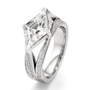 Thumbnail Image 4 of J'Lure Lab-Created Diamond Lozenge Step-Cut Engagement Ring 3-1/2 ct tw 18K White Gold