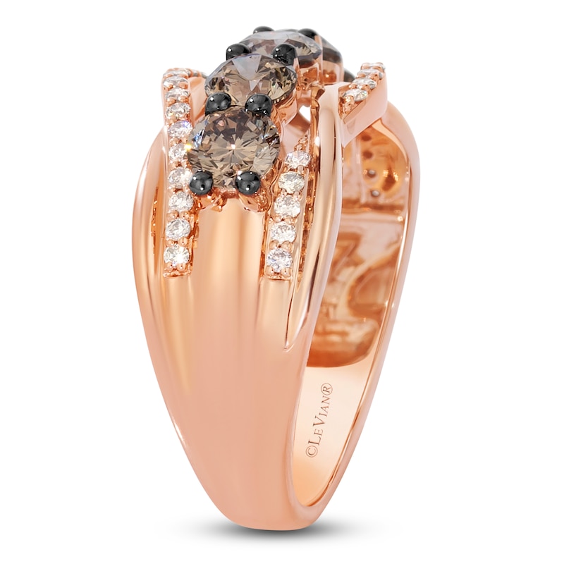 Main Image 3 of Le Vian Diamond Five-Stone Ring 1-3/4 ct tw 14K Strawberry Gold