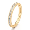 Thumbnail Image 4 of J'Lure Baguette & Round-Cut Lab-Created Diamond Wedding Band 1/3 ct tw 18K Yellow Gold