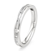 Thumbnail Image 4 of J'Lure Baguette & Round-Cut Lab-Created Diamond Wedding Band 3/8 ct tw 18K White Gold