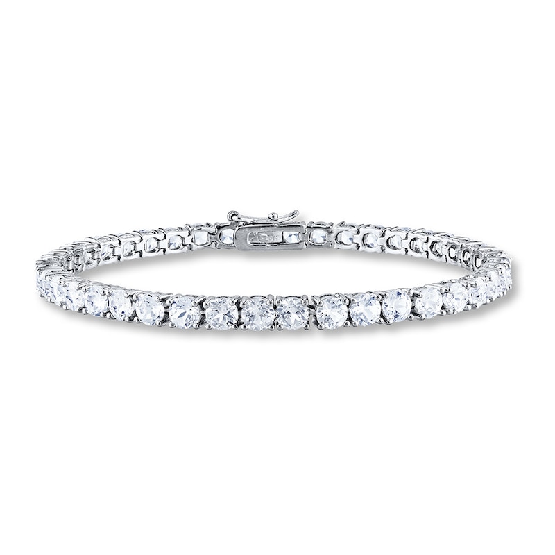 Lab-Created Sapphires Sterling Silver Bracelet | Jared
