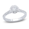 Thumbnail Image 1 of Diamond Engagement Ring 1/2 ct tw Round 14K White Gold