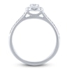 Thumbnail Image 2 of Diamond Engagement Ring 1/2 ct tw Round 14K White Gold