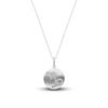 Thumbnail Image 1 of Diamond Capricorn Zodiac Pendant Necklace 1/10 ct tw Round 14K White Gold