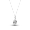 Thumbnail Image 2 of Diamond Capricorn Zodiac Pendant Necklace 1/10 ct tw Round 14K White Gold