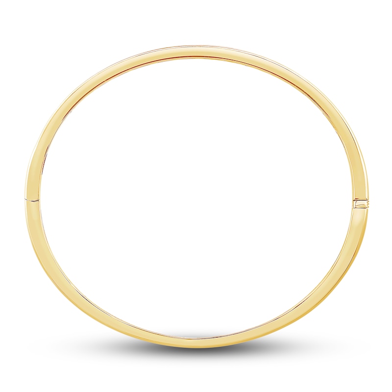 Main Image 3 of Diamond Bangle Bracelet 1-1/2 ct tw Round 14K Yellow Gold