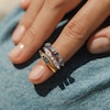 Thumbnail Image 4 of Juliette Maison Natural Pink Tourmaline Baguette Bar Ring 10K Rose Gold