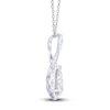 Thumbnail Image 3 of Diamond Necklace 1 ct tw Round 14K White Gold 18&quot;