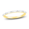 Thumbnail Image 1 of Diamond Stackable Ring 1/5 ct tw Round/Baguette 10K Yellow Gold