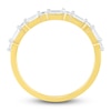 Thumbnail Image 2 of Diamond Stackable Ring 1/5 ct tw Round/Baguette 10K Yellow Gold