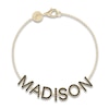 Thumbnail Image 0 of Juliette Maison Black Diamond Station Name Bracelet 2 ct tw Round 10K Yellow Gold