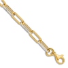 Thumbnail Image 1 of High-Polish Oval Link Bracelet 14K Yellow Gold 7.5&quot;