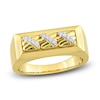 Thumbnail Image 1 of Y-Knot Men's Diamond Ring 1/20 ct tw Round 14K Yellow Gold