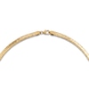 Thumbnail Image 2 of Italia D'Oro Diamond-Cut Omega Chain Necklace 14K Yellow Gold 17&quot;