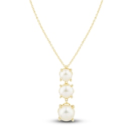 Freshwater Cultured Pearl Necklace 14K Yellow Gold 18&quot;