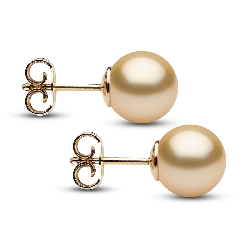 Main Image 2 of Yoko London Golden South Sea Cultured Pearl Stud Earrings 18K Yellow Gold