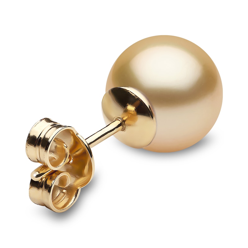 Main Image 3 of Yoko London Golden South Sea Cultured Pearl Stud Earrings 18K Yellow Gold