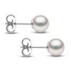 Thumbnail Image 2 of Yoko London Akoya Cultured Pearl Stud Earrings 18K White Gold