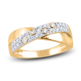 Diamond Ring 1/4 ct tw Round 14K Yellow Gold