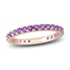 Thumbnail Image 1 of Natural Amethyst Eternity Band 14K Rose Gold