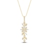 Thumbnail Image 1 of Pnina Tornai Diamond Flower Pendant Necklace 1/2 ct tw Round/Marquise 14K Yellow Gold