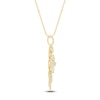 Thumbnail Image 2 of Pnina Tornai Diamond Flower Pendant Necklace 1/2 ct tw Round/Marquise 14K Yellow Gold