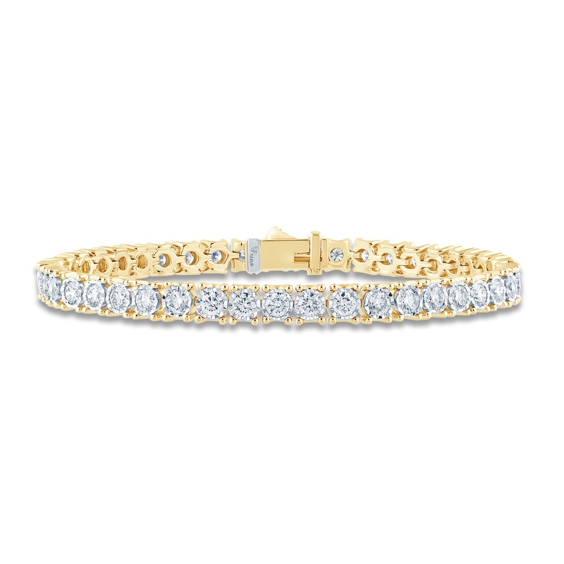 Main Image 1 of Pnina Tornai Diamond Tennis Bracelet 4 ct tw Round 14K Yellow Gold