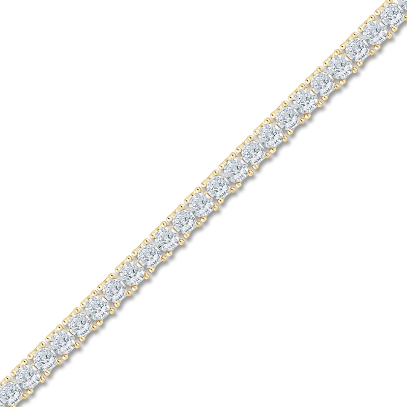 Main Image 2 of Pnina Tornai Diamond Tennis Bracelet 4 ct tw Round 14K Yellow Gold