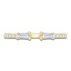 Thumbnail Image 2 of Certified Diamond Baguette & Round-Cut Anniversary Ring 1/3 ct tw 14K Yellow Gold