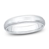 Thumbnail Image 1 of Men's Polished Milgrain Wedding Band 14K White Gold 4.3mm