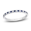 Thumbnail Image 1 of Shy Creation Natural Blue Sapphire & Diamond Ring 1/10 ct tw 14K White Gold SC55025934Z7