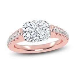 Elongated Cushion-Cut Created By Jared Studio Lab-Created Diamond Engagement Ring 2-1/3 ct tw 14K Rose Gold