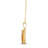 Thumbnail Image 2 of Le Vian Silhouette Elongated Pear-Shaped Natural Citrine Necklace 1/15 ct tw 14K Honey Gold 19&quot;