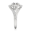 Thumbnail Image 3 of J'Lure Octagon Step-Cut Lab-Created Diamond Halo Bypass Engagement Ring 3-1/6 ct tw 18K White Gold