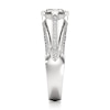 Thumbnail Image 3 of J'Lure Lab-Created Diamond Lozenge Step-Cut Engagement Ring 1-3/8 ct tw 18K White Gold