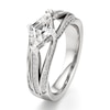 Thumbnail Image 4 of J'Lure Lab-Created Diamond Lozenge Step-Cut Engagement Ring 1-3/8 ct tw 18K White Gold