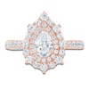 Thumbnail Image 3 of Pnina Tornai Pear-Shaped Diamond Double Halo Engagement Ring 1-5/8 ct tw 14K Rose Gold