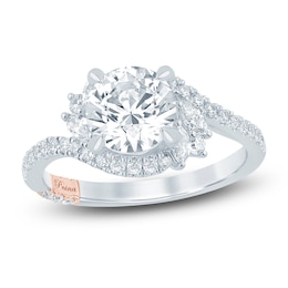 Pnina Tornai Round-Cut Lab-Created Diamond Bypass Ring 2 ct tw 14K White Gold