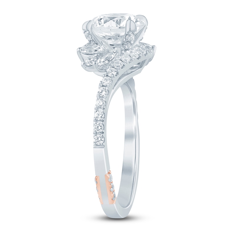 Main Image 2 of Pnina Tornai Round-Cut Lab-Created Diamond Bypass Ring 2 ct tw 14K White Gold